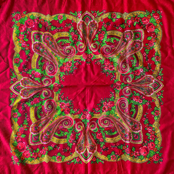 Lenço Fractal - Vinho - Image 2