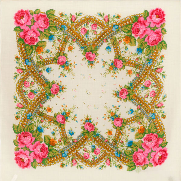 Lenço Flor - Creme - Image 2