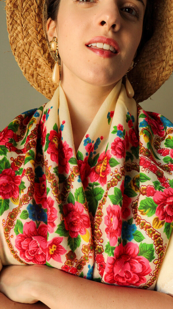 Lenço Promenade - Creme - Image 5