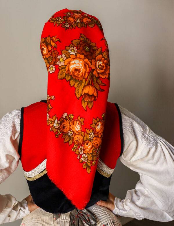 Lenço Colheita - Vermelho - Image 4