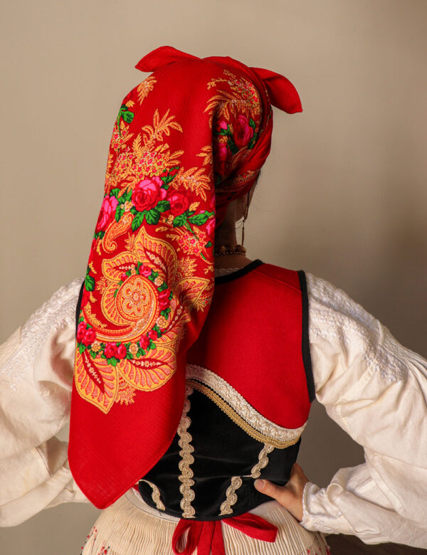 Lenço Cornucópia - Vermelho - Image 5