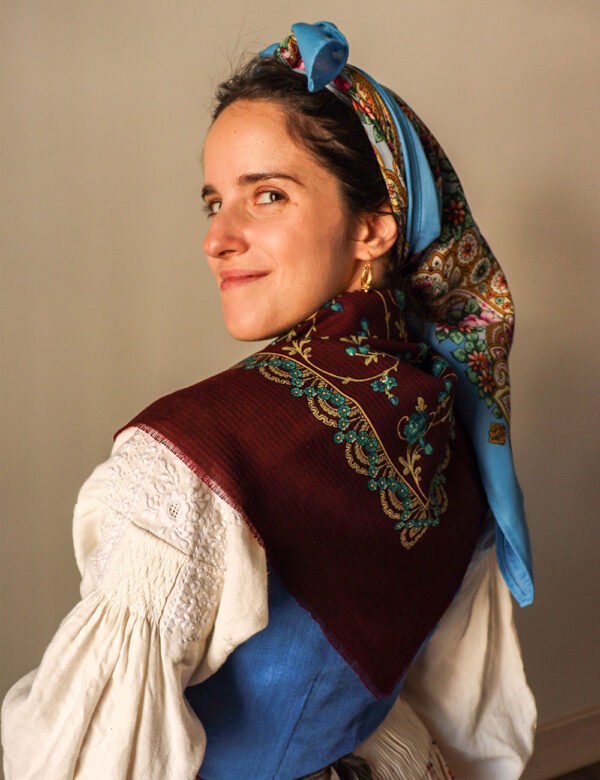 Lenço Lazuli - Vinho - Image 3