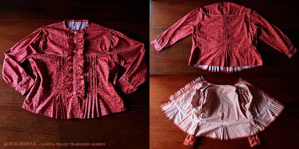 camisa de trabalho dos açores